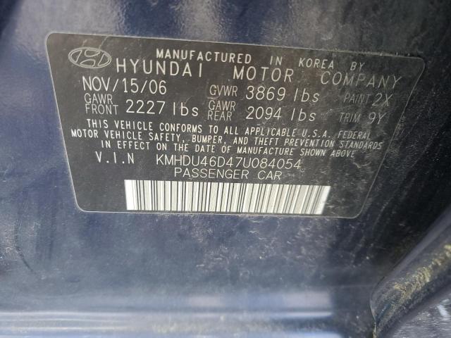 Photo 11 VIN: KMHDU46D47U084054 - HYUNDAI ELANTRA 