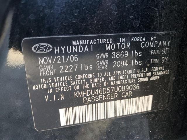 Photo 11 VIN: KMHDU46D57U089036 - HYUNDAI ELANTRA 