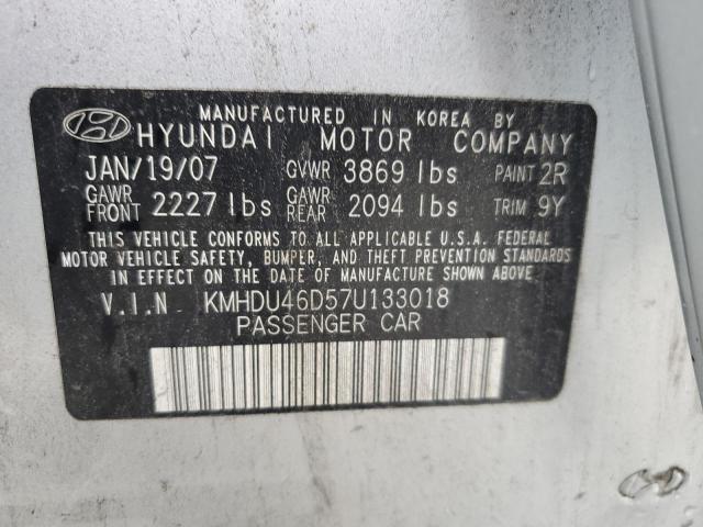 Photo 11 VIN: KMHDU46D57U133018 - HYUNDAI ELANTRA GL 