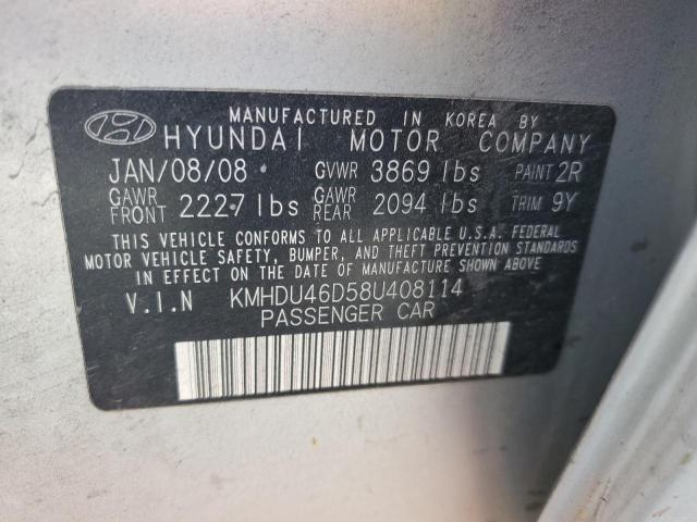 Photo 11 VIN: KMHDU46D58U408114 - HYUNDAI ELANTRA 