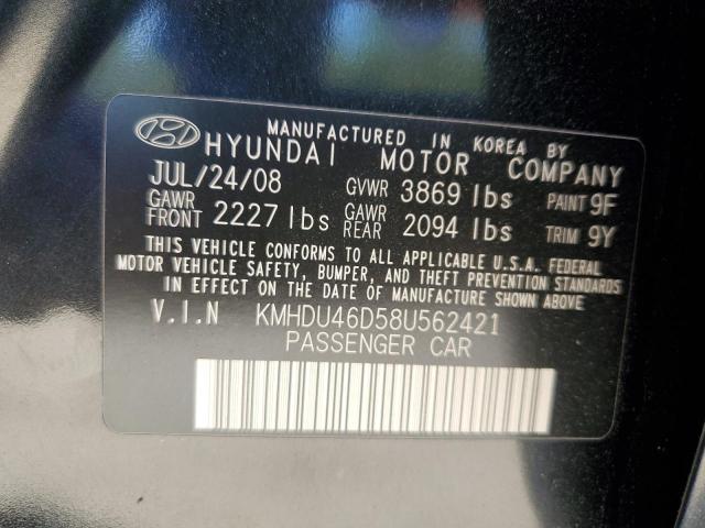 Photo 11 VIN: KMHDU46D58U562421 - HYUNDAI ELANTRA 