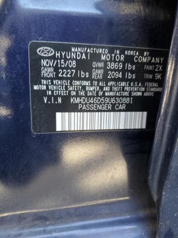 Photo 11 VIN: KMHDU46D59U630881 - HYUNDAI ELANTRA GL 