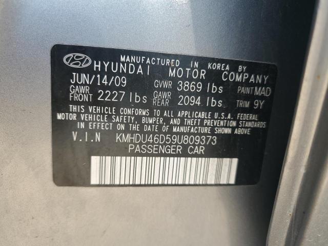 Photo 11 VIN: KMHDU46D59U809373 - HYUNDAI ELANTRA 