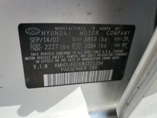 Photo 11 VIN: KMHDU46D68U321354 - HYUNDAI ELANTRA 