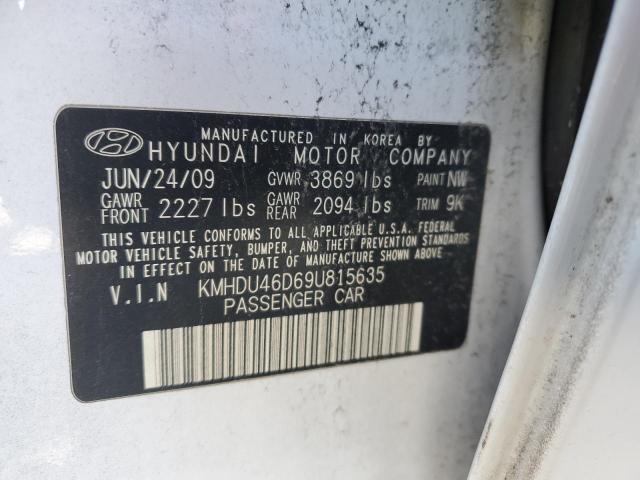 Photo 11 VIN: KMHDU46D69U815635 - HYUNDAI ELANTRA 