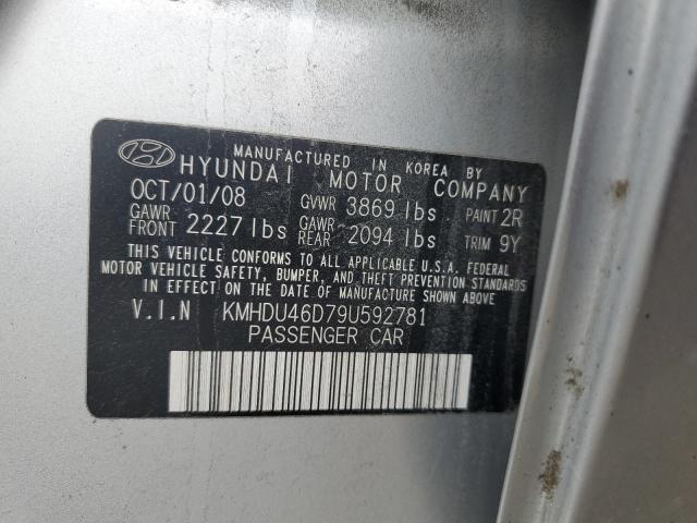 Photo 12 VIN: KMHDU46D79U592781 - HYUNDAI ELANTRA 