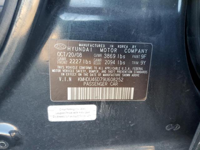 Photo 11 VIN: KMHDU46D79U608252 - HYUNDAI ELANTRA 