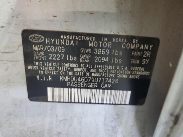 Photo 11 VIN: KMHDU46D79U717424 - HYUNDAI ELANTRA GL 