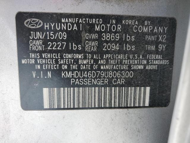 Photo 11 VIN: KMHDU46D79U806300 - HYUNDAI ELANTRA 