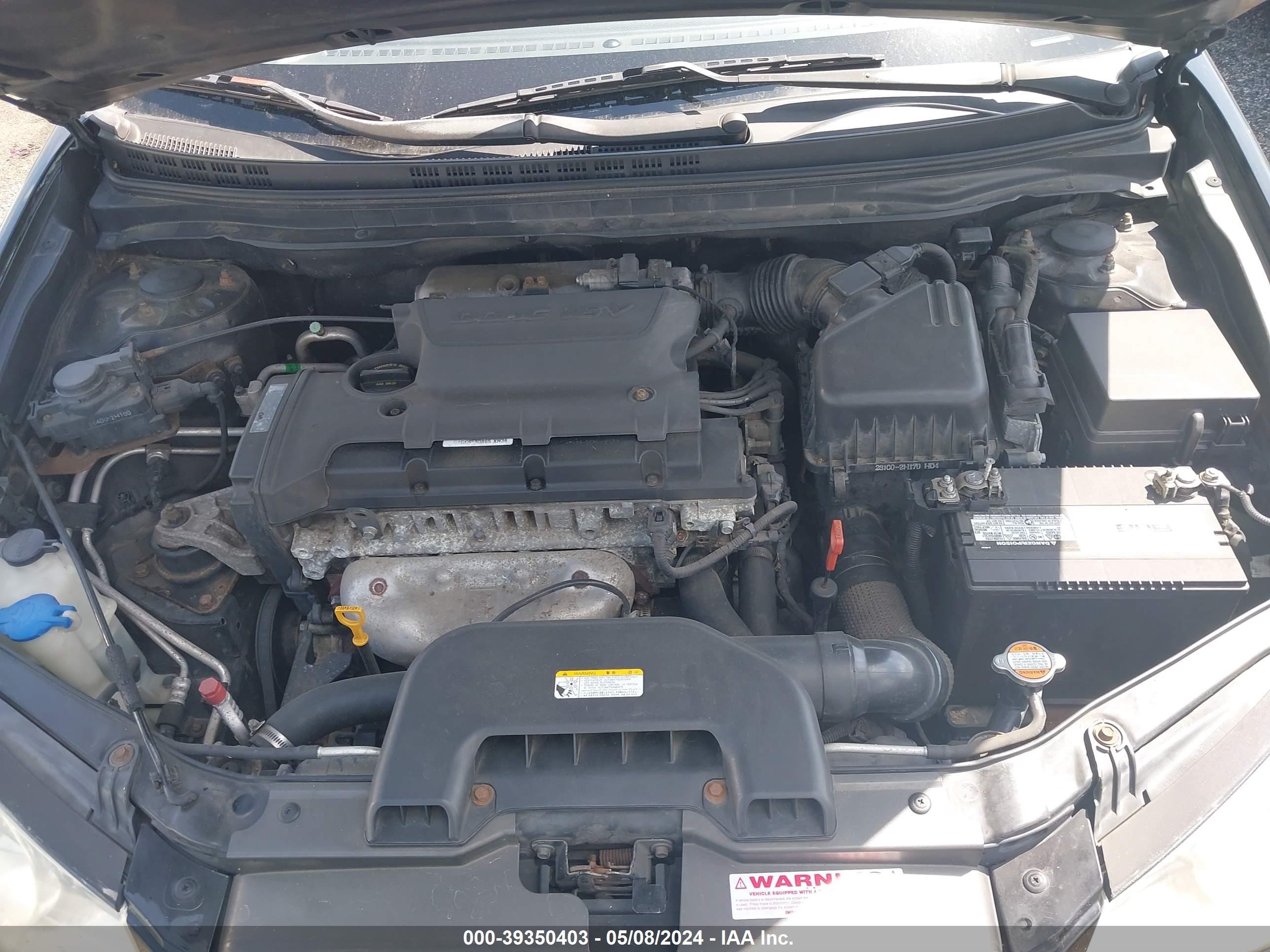 Photo 9 VIN: KMHDU46D79U810282 - HYUNDAI ELANTRA 