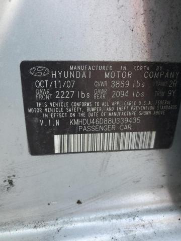 Photo 11 VIN: KMHDU46D88U339435 - HYUNDAI ELANTRA 