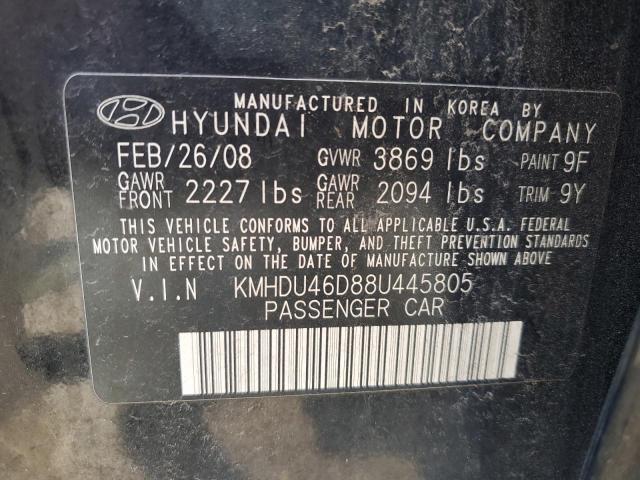 Photo 12 VIN: KMHDU46D88U445805 - HYUNDAI ELANTRA 