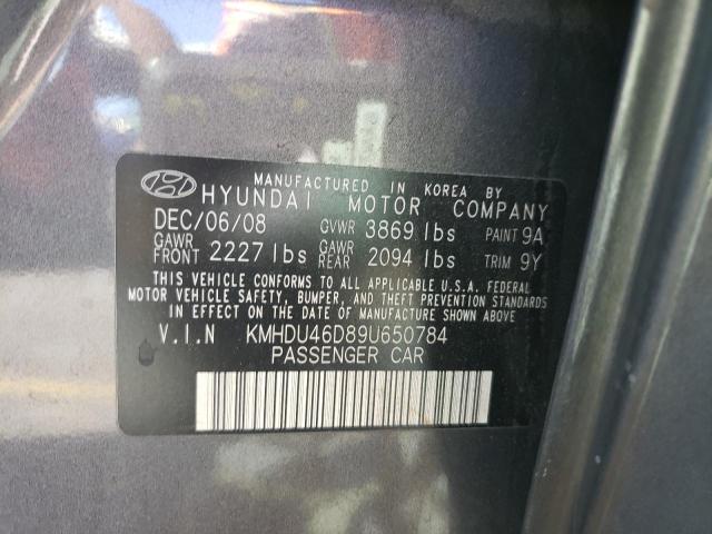 Photo 11 VIN: KMHDU46D89U650784 - HYUNDAI ELANTRA 