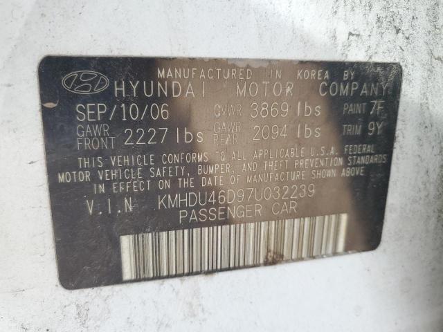 Photo 11 VIN: KMHDU46D97U032239 - HYUNDAI ELANTRA 