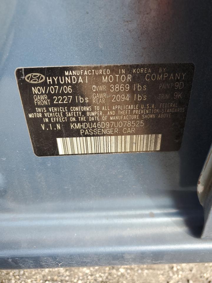 Photo 11 VIN: KMHDU46D97U078525 - HYUNDAI ELANTRA 