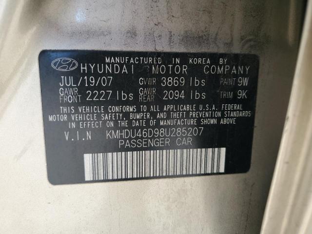 Photo 11 VIN: KMHDU46D98U285207 - HYUNDAI ELANTRA 