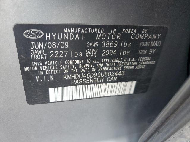 Photo 11 VIN: KMHDU46D99U802443 - HYUNDAI ELANTRA 