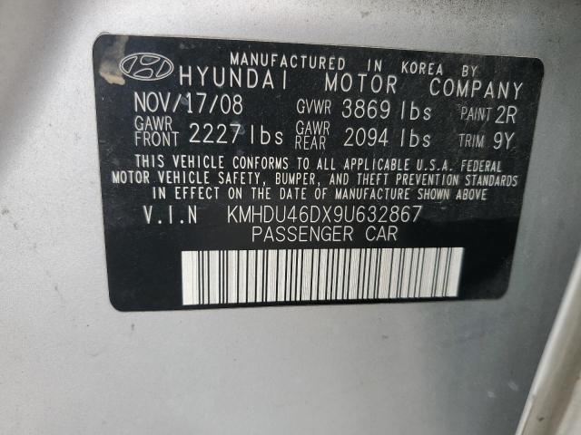 Photo 11 VIN: KMHDU46DX9U632867 - HYUNDAI ELANTRA 