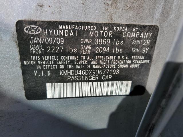 Photo 11 VIN: KMHDU46DX9U677193 - HYUNDAI ELANTRA 