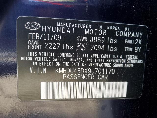 Photo 11 VIN: KMHDU46DX9U701170 - HYUNDAI ELANTRA 