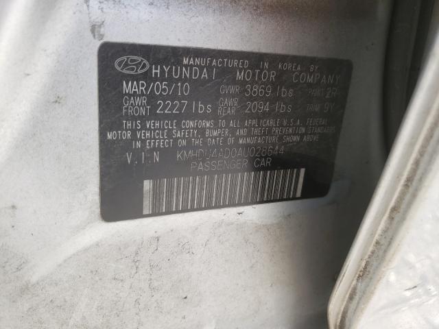 Photo 9 VIN: KMHDU4AD0AU028644 - HYUNDAI ELANTRA BL 