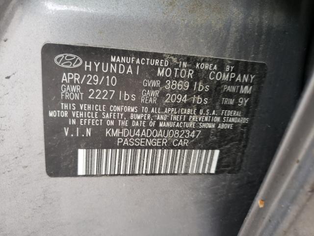 Photo 9 VIN: KMHDU4AD0AU082347 - HYUNDAI ELANTRA BL 