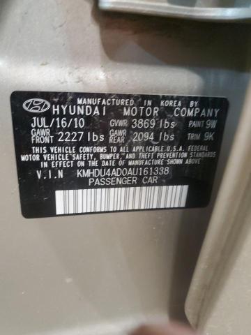 Photo 12 VIN: KMHDU4AD0AU161338 - HYUNDAI ELANTRA BL 