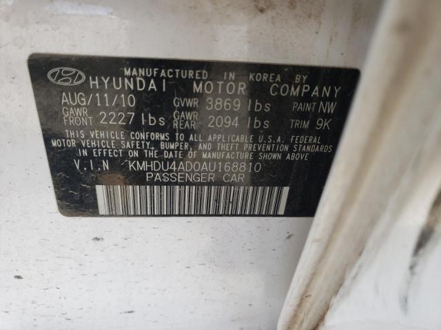 Photo 11 VIN: KMHDU4AD0AU168810 - HYUNDAI ELANTRA BL 