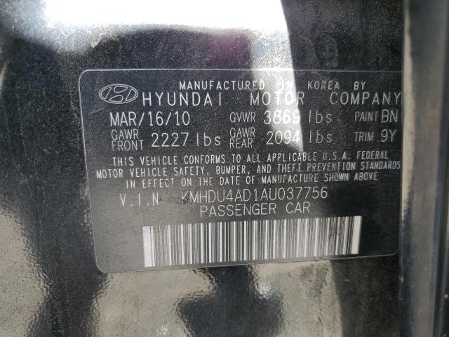 Photo 12 VIN: KMHDU4AD1AU037756 - HYUNDAI ELANTRA BL 