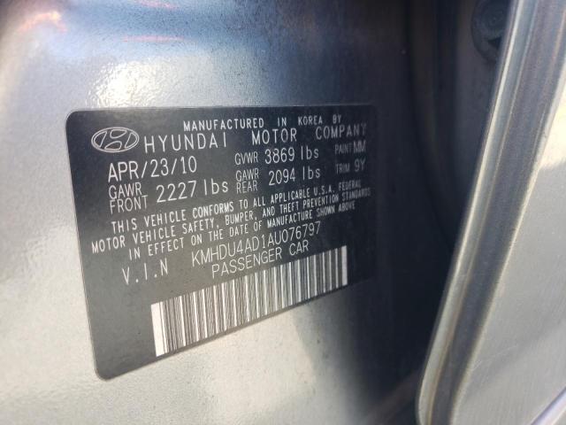 Photo 11 VIN: KMHDU4AD1AU076797 - HYUNDAI ELANTRA BL 