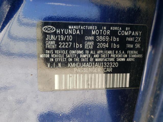 Photo 12 VIN: KMHDU4AD1AU132320 - HYUNDAI ELANTRA BL 