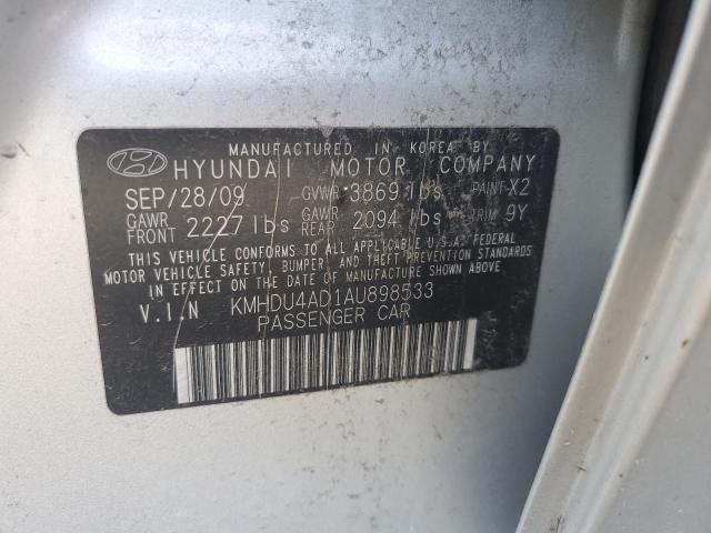 Photo 11 VIN: KMHDU4AD1AU898533 - HYUNDAI ELANTRA BL 