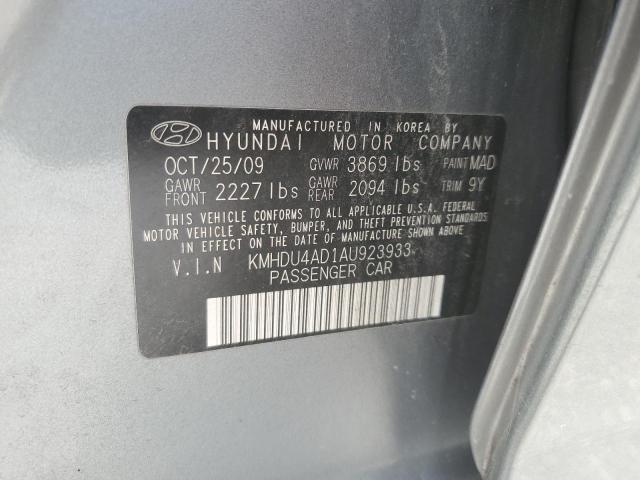 Photo 11 VIN: KMHDU4AD1AU923933 - HYUNDAI ELANTRA 