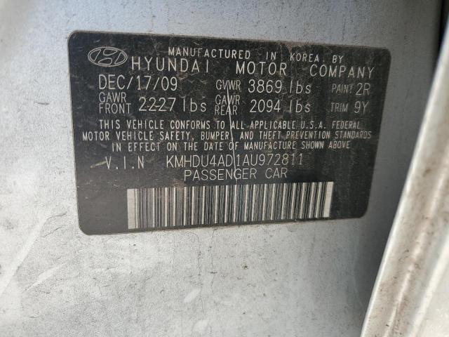 Photo 11 VIN: KMHDU4AD1AU972811 - HYUNDAI ELANTRA 