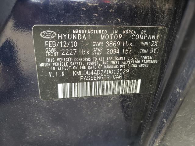 Photo 9 VIN: KMHDU4AD2AU013529 - HYUNDAI ELANTRA BL 