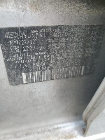 Photo 12 VIN: KMHDU4AD2AU073598 - HYUNDAI ELANTRA 