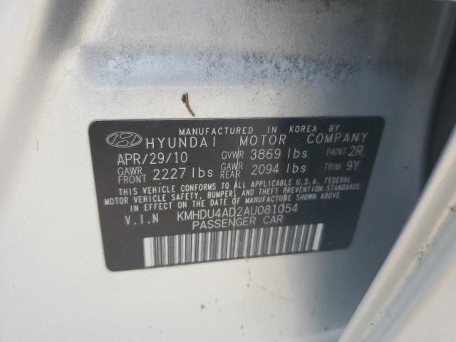 Photo 12 VIN: KMHDU4AD2AU081054 - HYUNDAI ELANTRA BL 