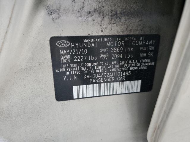 Photo 11 VIN: KMHDU4AD2AU101495 - HYUNDAI ELANTRA BL 