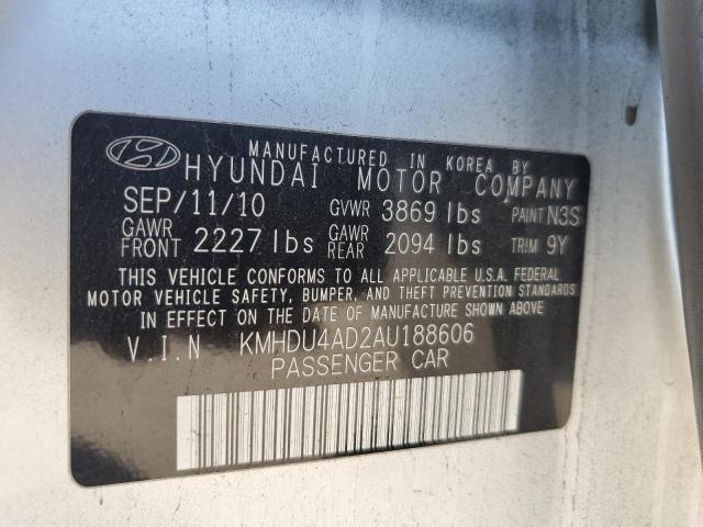 Photo 11 VIN: KMHDU4AD2AU188606 - HYUNDAI ELANTRA BL 