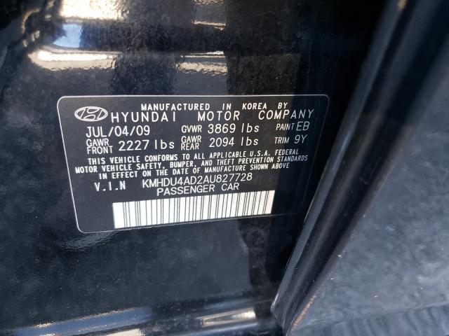 Photo 9 VIN: KMHDU4AD2AU827728 - HYUNDAI ELANTRA BL 