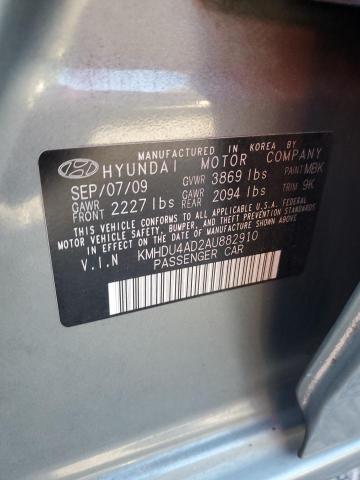 Photo 11 VIN: KMHDU4AD2AU882910 - HYUNDAI ELANTRA BL 