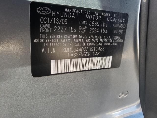 Photo 12 VIN: KMHDU4AD2AU911483 - HYUNDAI ELANTRA BL 