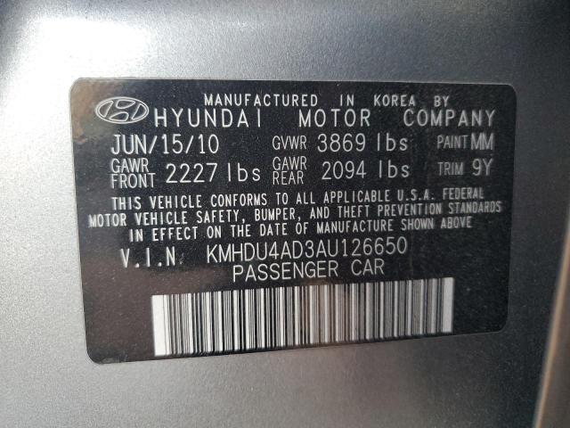 Photo 11 VIN: KMHDU4AD3AU126650 - HYUNDAI ELANTRA BL 