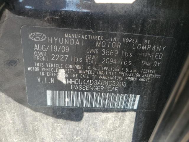 Photo 11 VIN: KMHDU4AD3AU863203 - HYUNDAI ELANTRA BL 