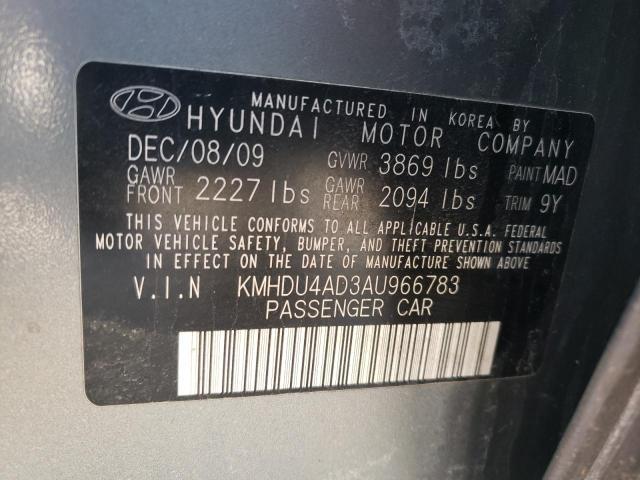 Photo 9 VIN: KMHDU4AD3AU966783 - HYUNDAI ELANTRA BL 