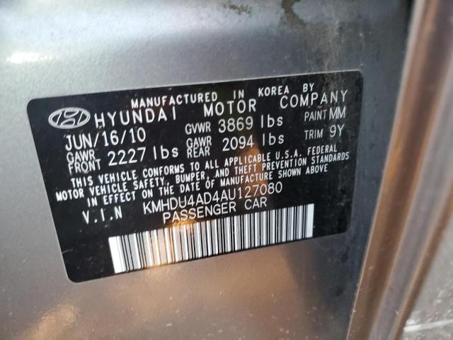 Photo 9 VIN: KMHDU4AD4AU127080 - HYUNDAI ELANTRA BL 