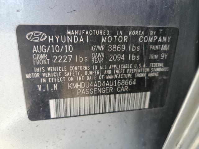 Photo 11 VIN: KMHDU4AD4AU168664 - HYUNDAI ELANTRA 