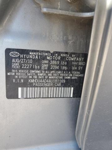 Photo 11 VIN: KMHDU4AD4AU181169 - HYUNDAI ELANTRA 