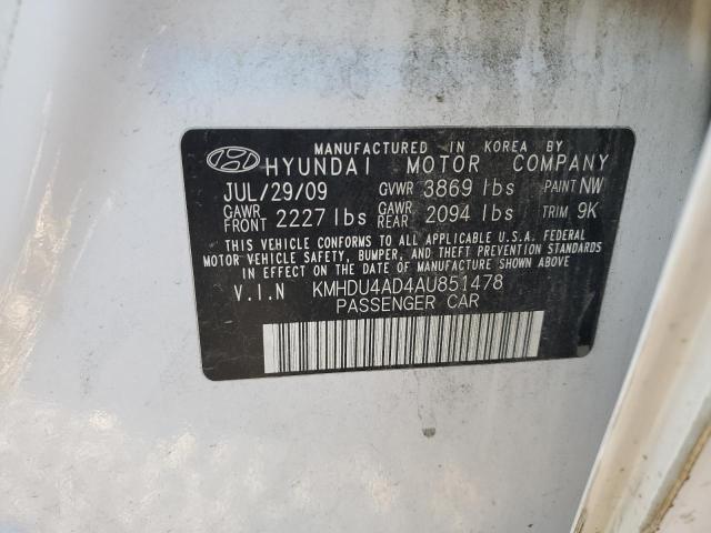 Photo 11 VIN: KMHDU4AD4AU851478 - HYUNDAI ELANTRA BL 