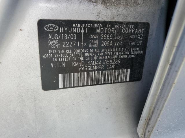 Photo 11 VIN: KMHDU4AD4AU858236 - HYUNDAI ELANTRA BL 